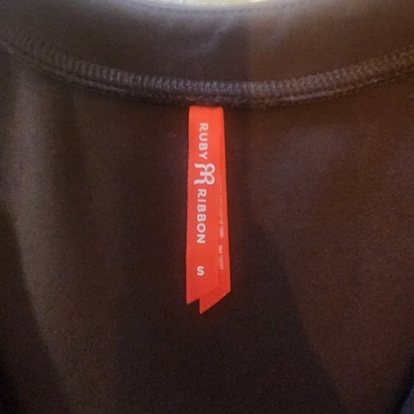 Ruby Ribbon Brown Ponte Jacket #0104 - Picture 9 of 13